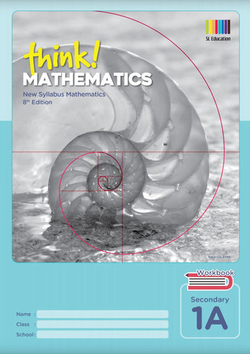 Full Set of Think Mathematics Secondary 1A and 1B Textbooks bundled with 1A and 1B Workbooks (Grade 7)